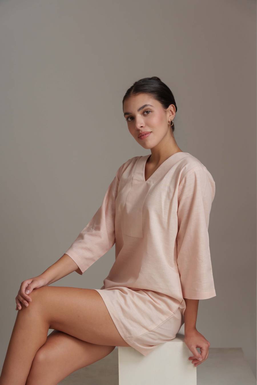 Solstice Dress - Warm Blush