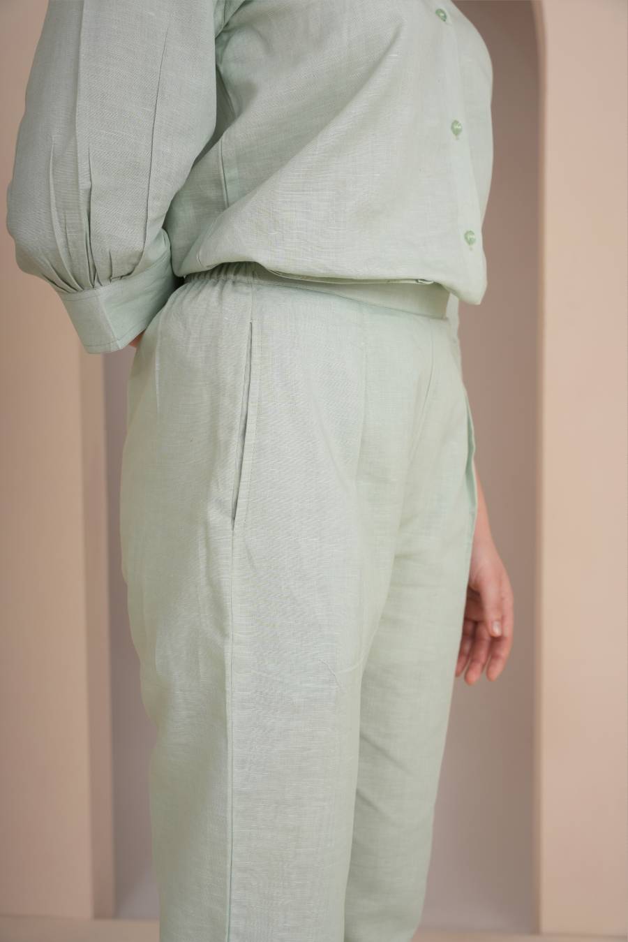 Palm Grove Pant - Mint Green