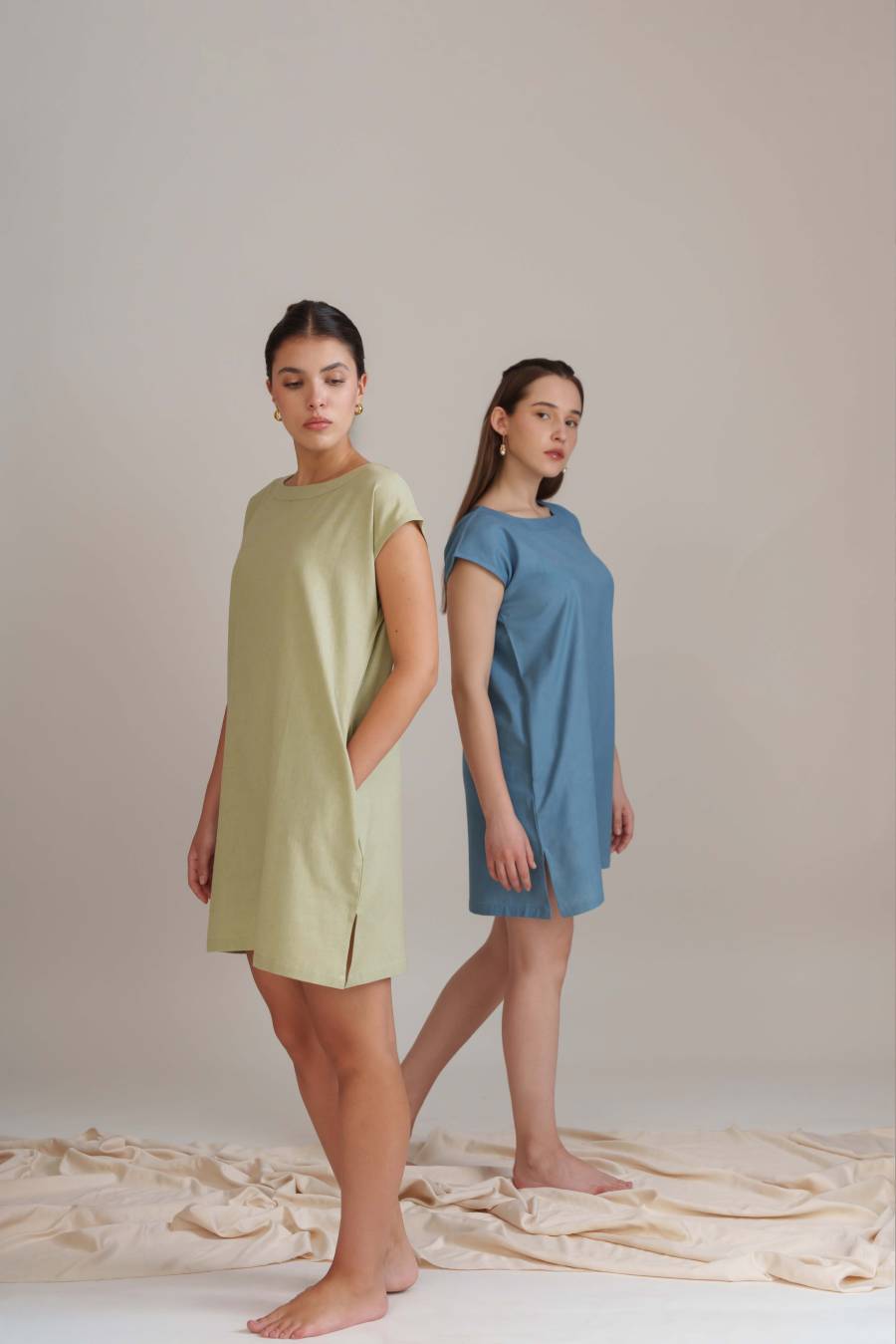 Meadow Shift Dress - Sage