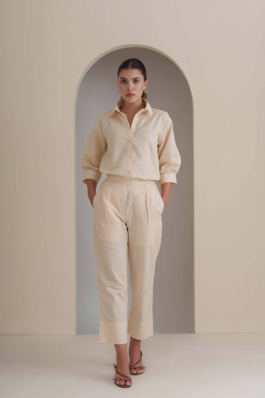 Palm Grove Pant - Beige