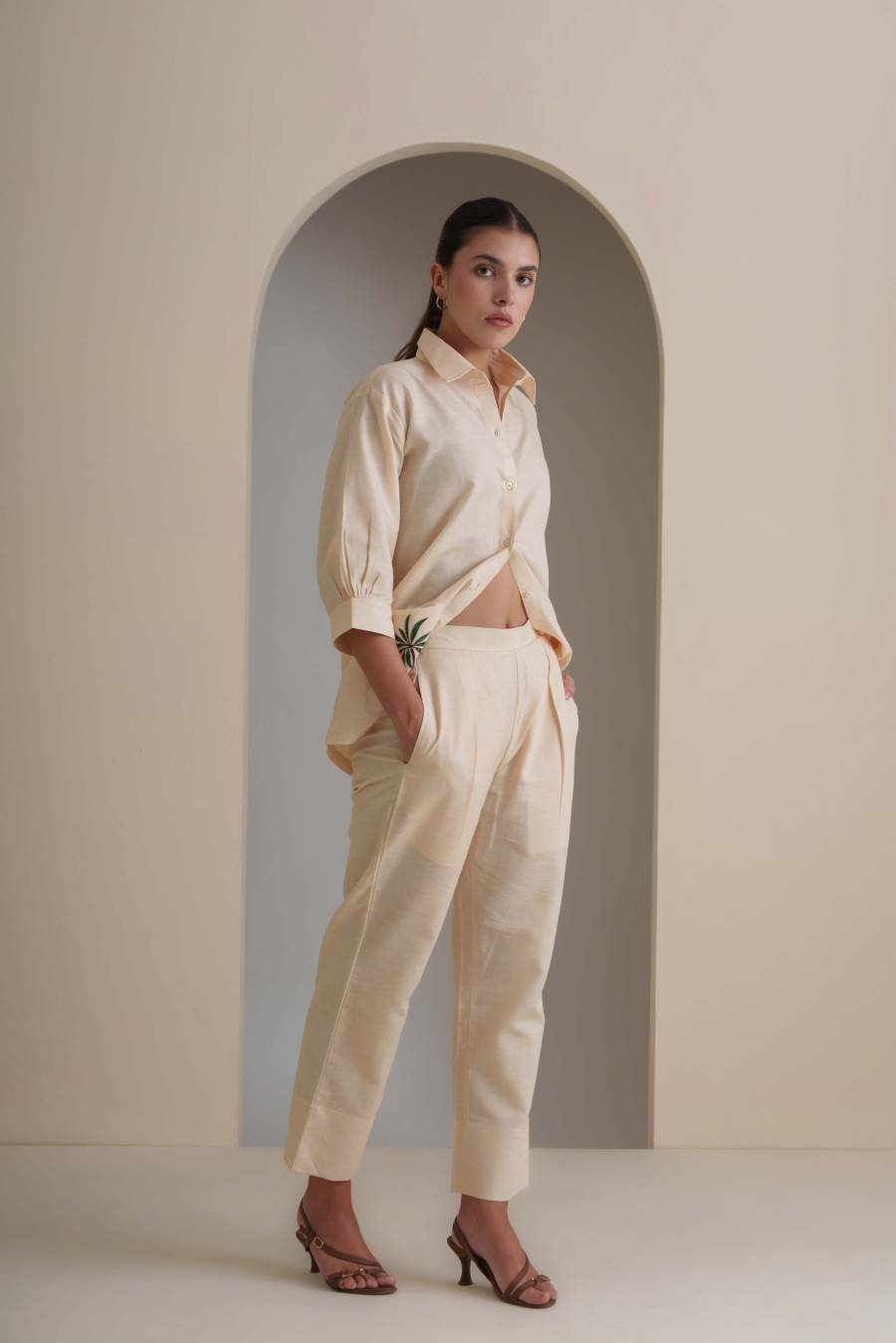 Palm Grove Pant - Beige