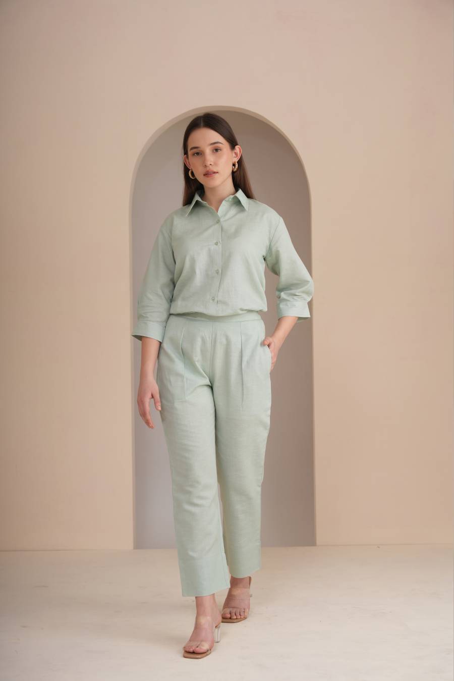 Palm Grove Pant - Mint Green