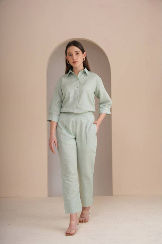 Palm Grove Pant - Mint Green