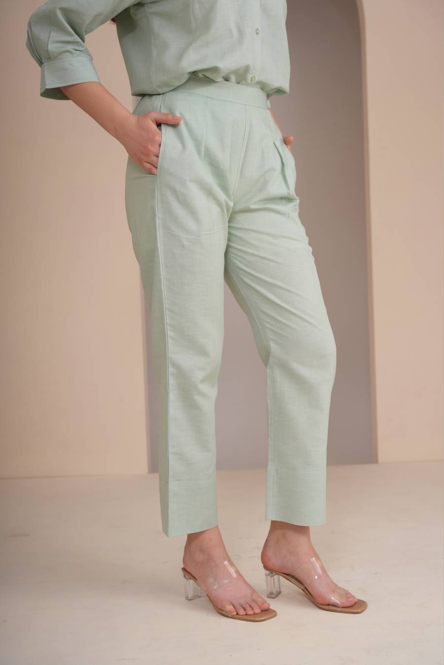 Palm Grove Pant - Mint Green