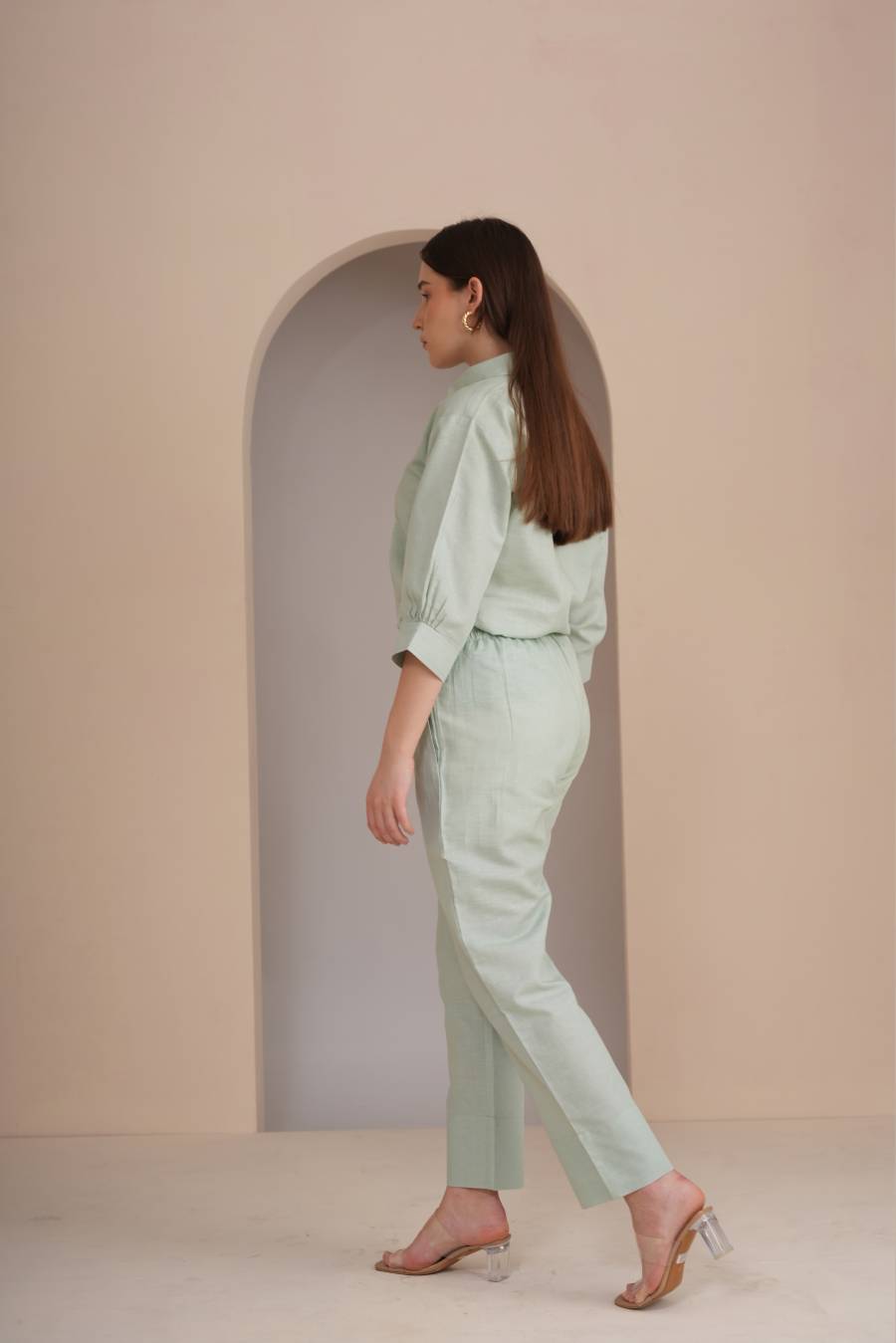 Palm Grove Pant - Mint Green