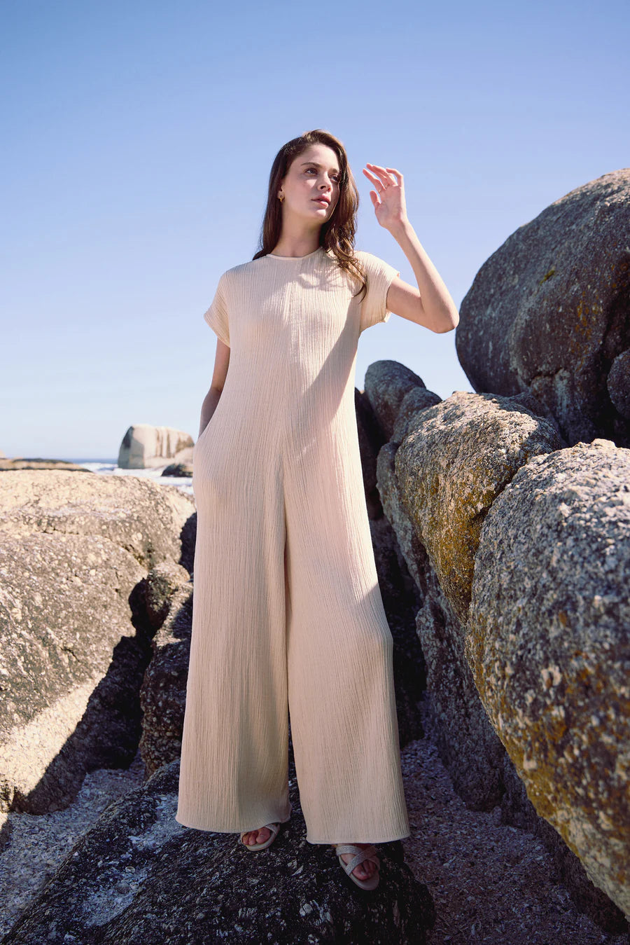 Sandton Jumpsuit (Vanilla)