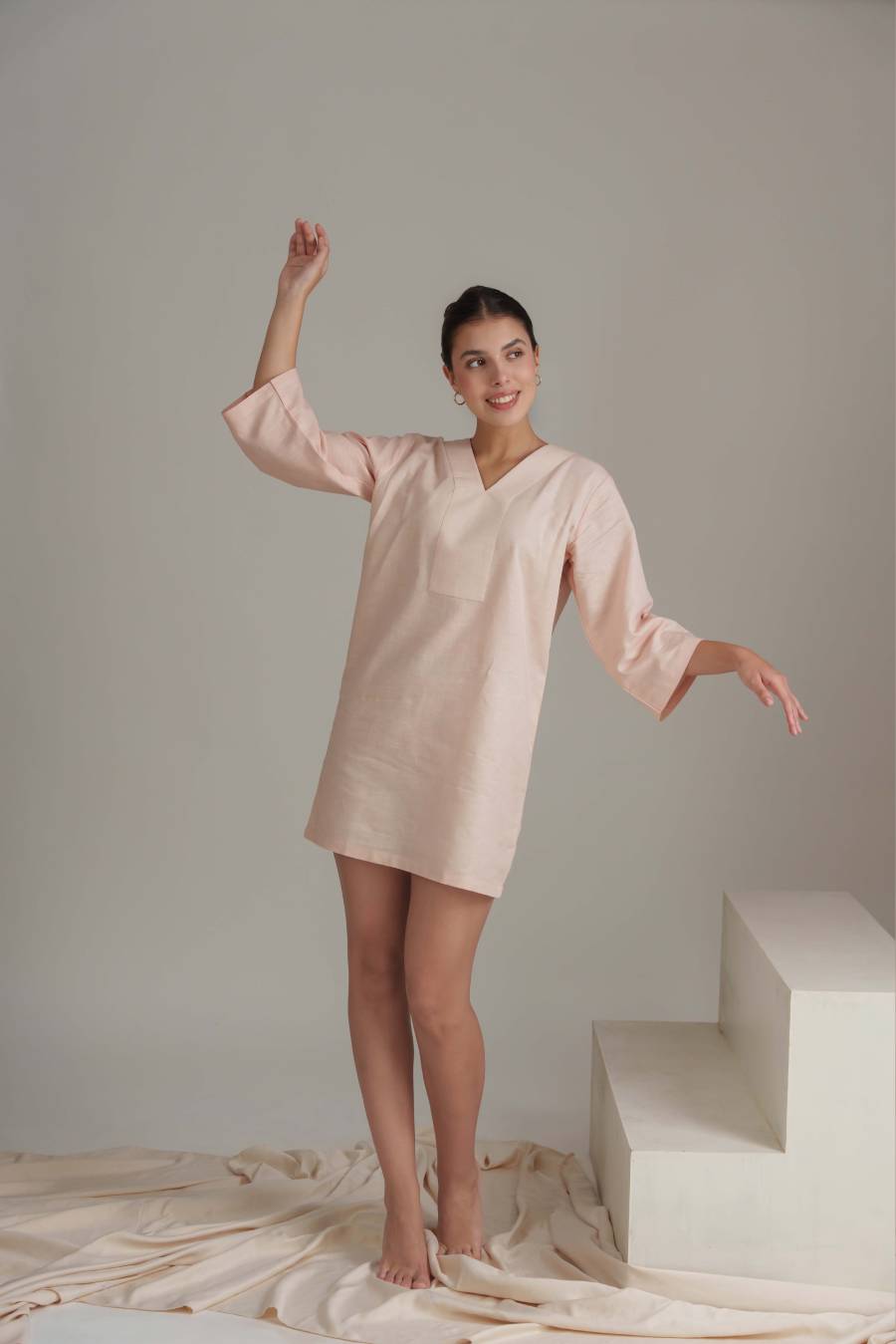 Solstice Dress - Warm Blush
