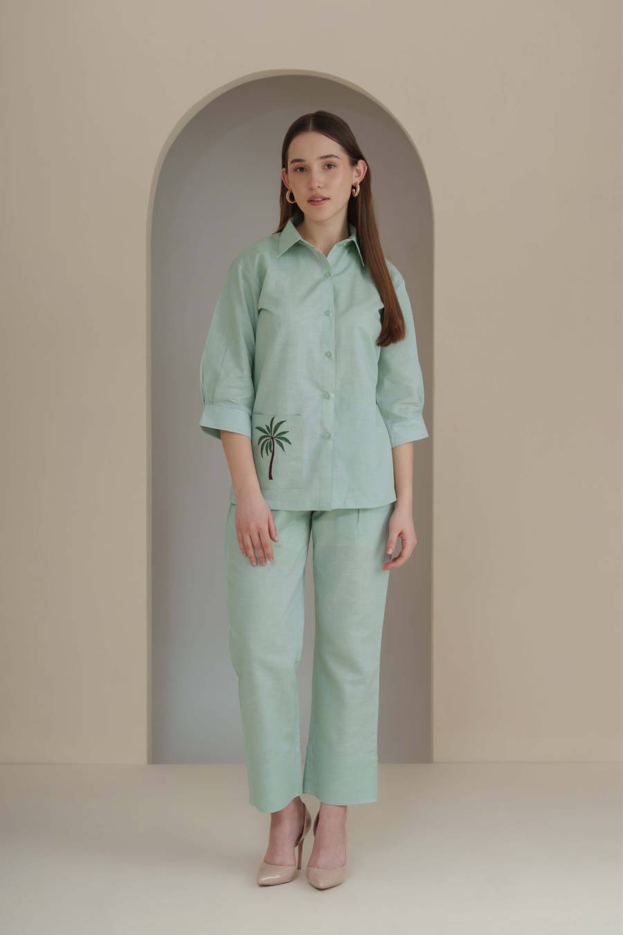 Palm Grove set - Mint Green