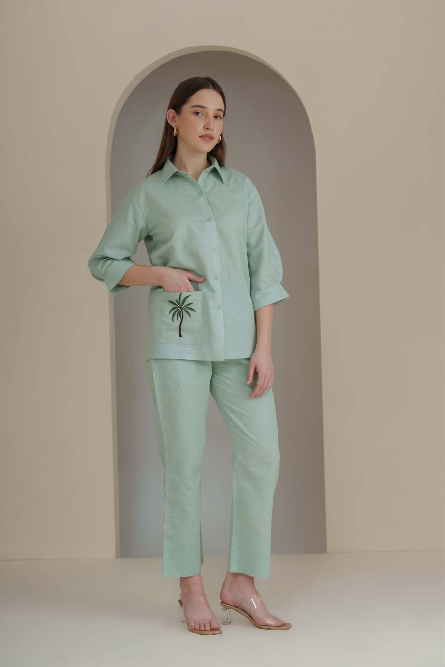 Palm Grove set - Mint Green