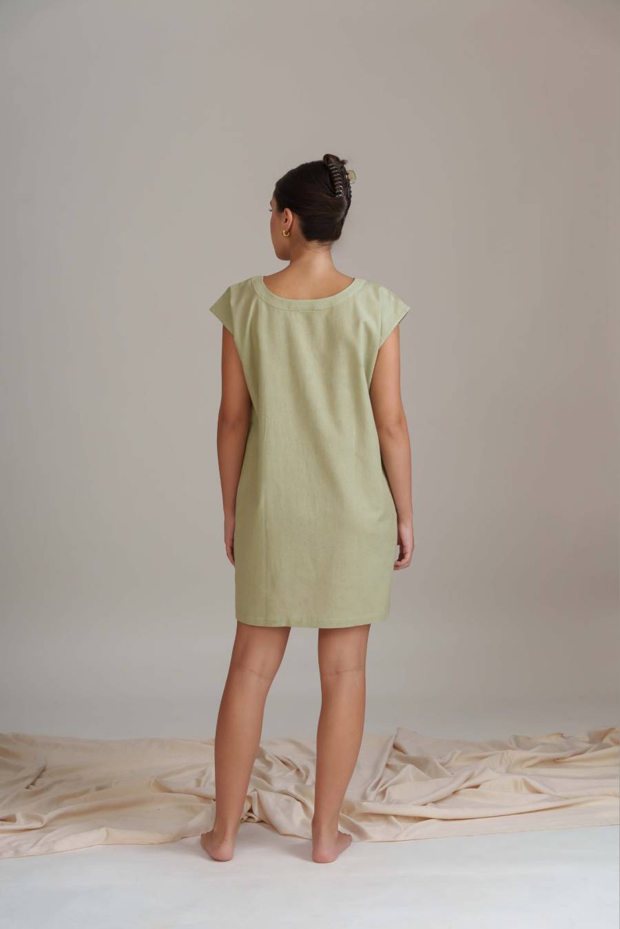 Meadow Shift Dress - Sage