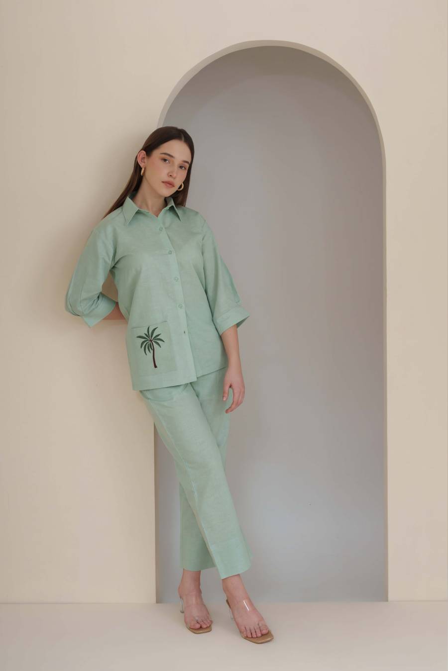 Palm Grove set - Mint Green